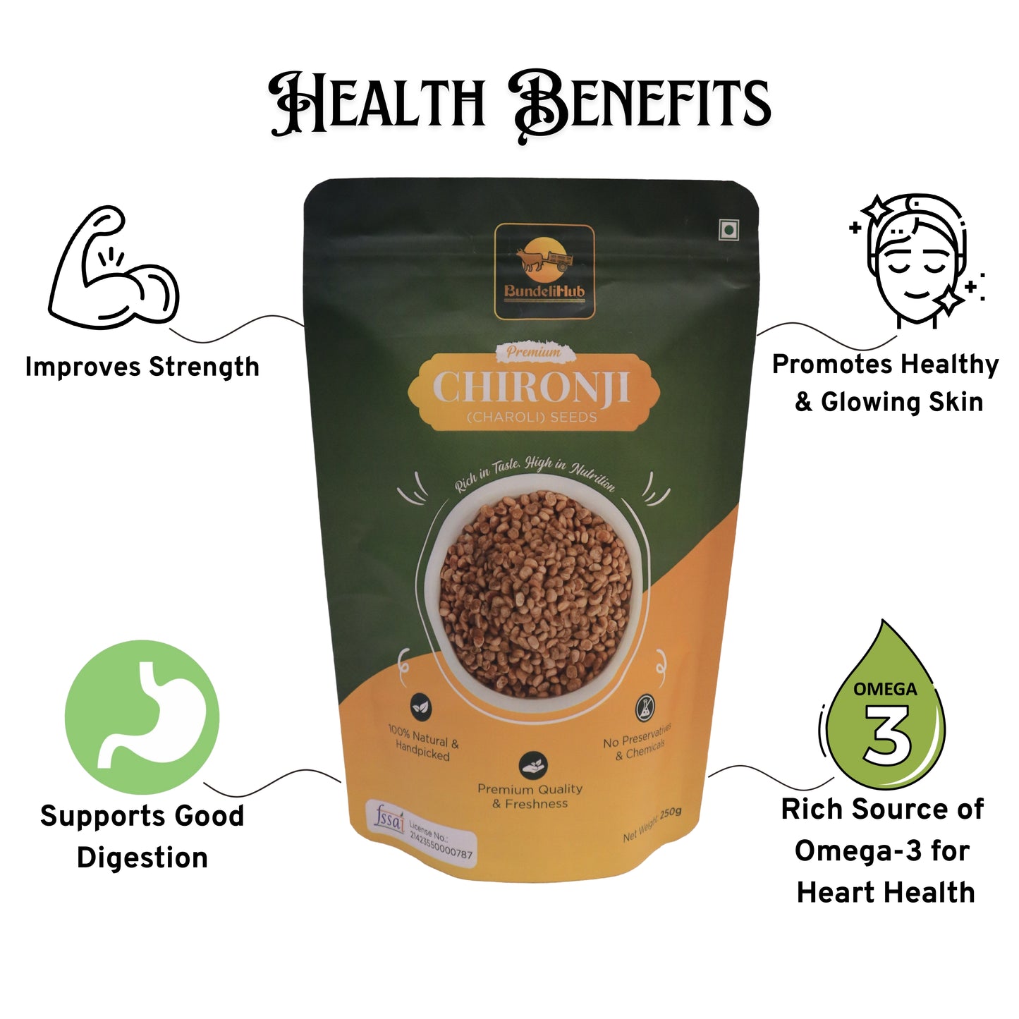 Chironji Seeds (Charoli)