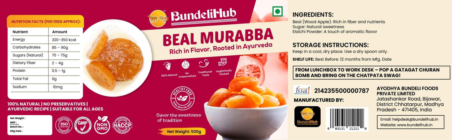 Bael Murabba & Traditional Wood Apple Preserve | BundeliHub - Bundeli Hub