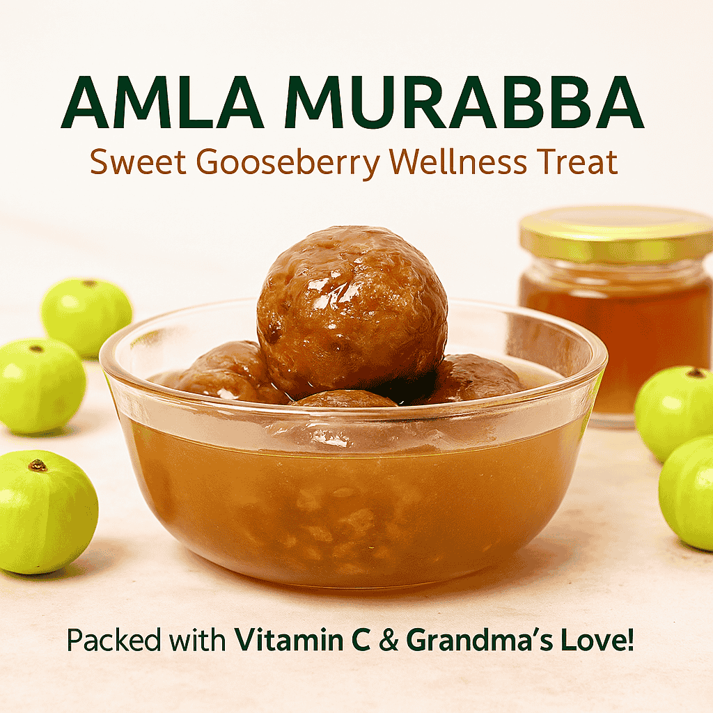 Premium Homemade Amla Murabba | Natural Vitamin C Booster | 500g