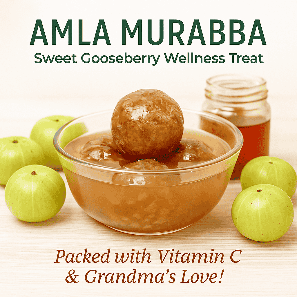 Premium Homemade Amla Murabba | Natural Vitamin C Booster | 500g