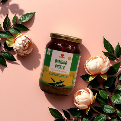 Bundeli Hub Bamboo Pickle | Authentic Bans Ka Achar | Handcrafted | 500g