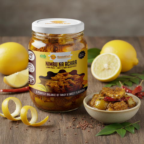 Premium Homemade Nimbu Ka Achar | Lemon Pickle
