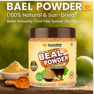 Beal Powder | 100% Natural Bael Fruit Powder | Ayurvedic Cooling Tonic – 250g