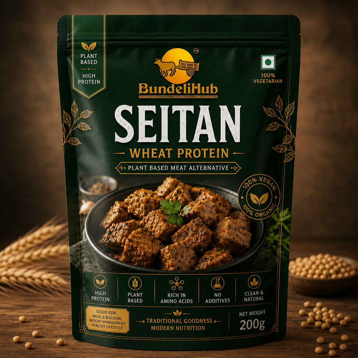 Seitan Protein & Wheat Gluten | BundeliHub - Bundeli Hub