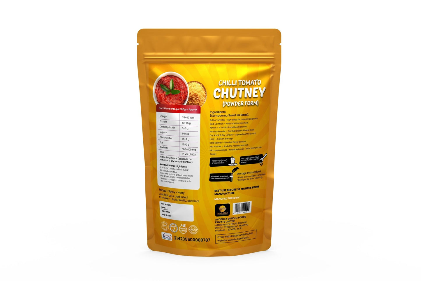 Instant Chilli Tomato Chutney Powder & Homemade Tomato Chutney | BundeliHub - Bundeli Hub