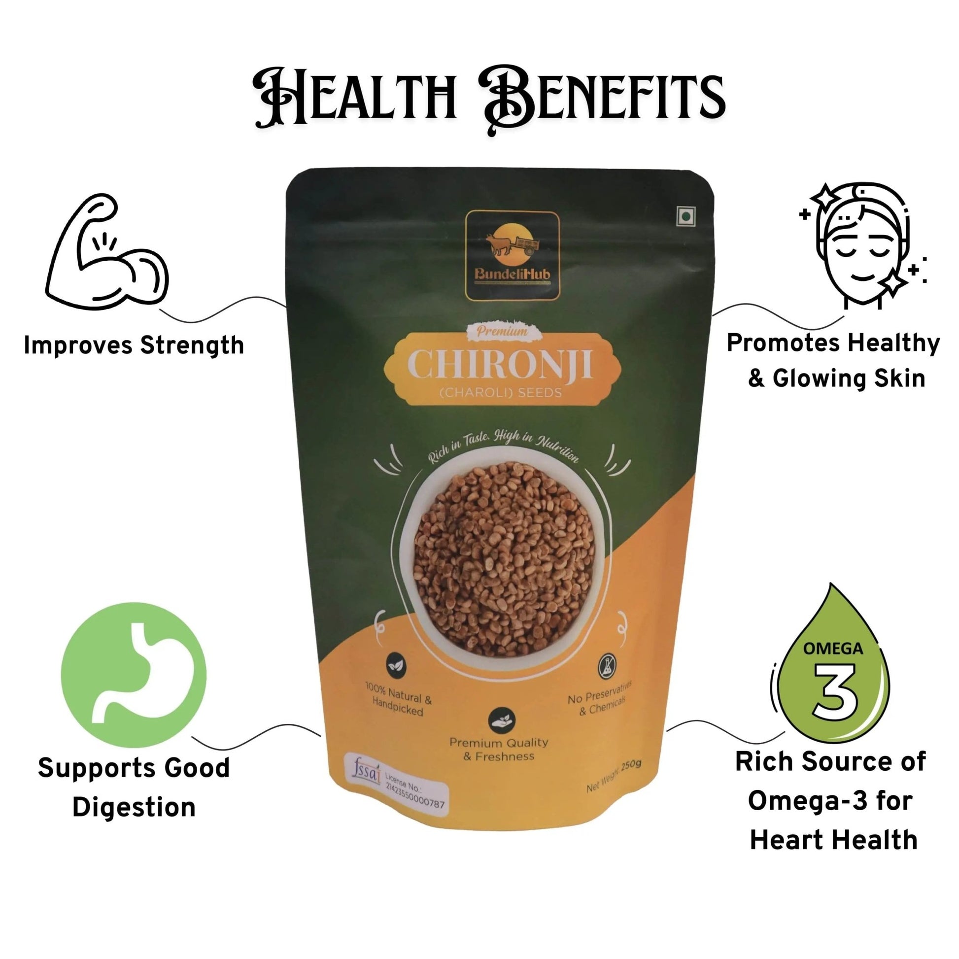 Pure Chironji Seeds & Organic Charoli | BundeliHub - Bundeli Hub