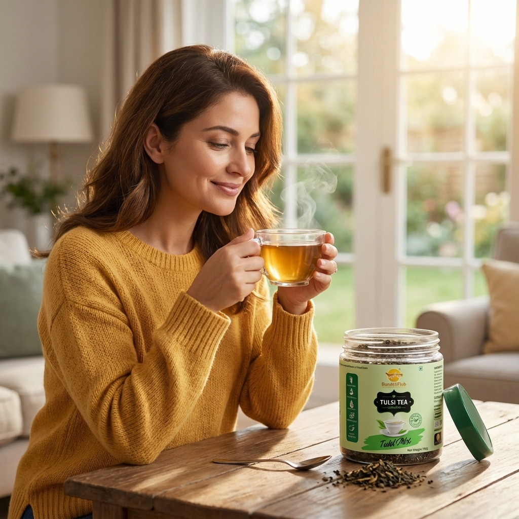 Tulsi Herbal Tea | Natural Tulsi Leaves Blend 250g