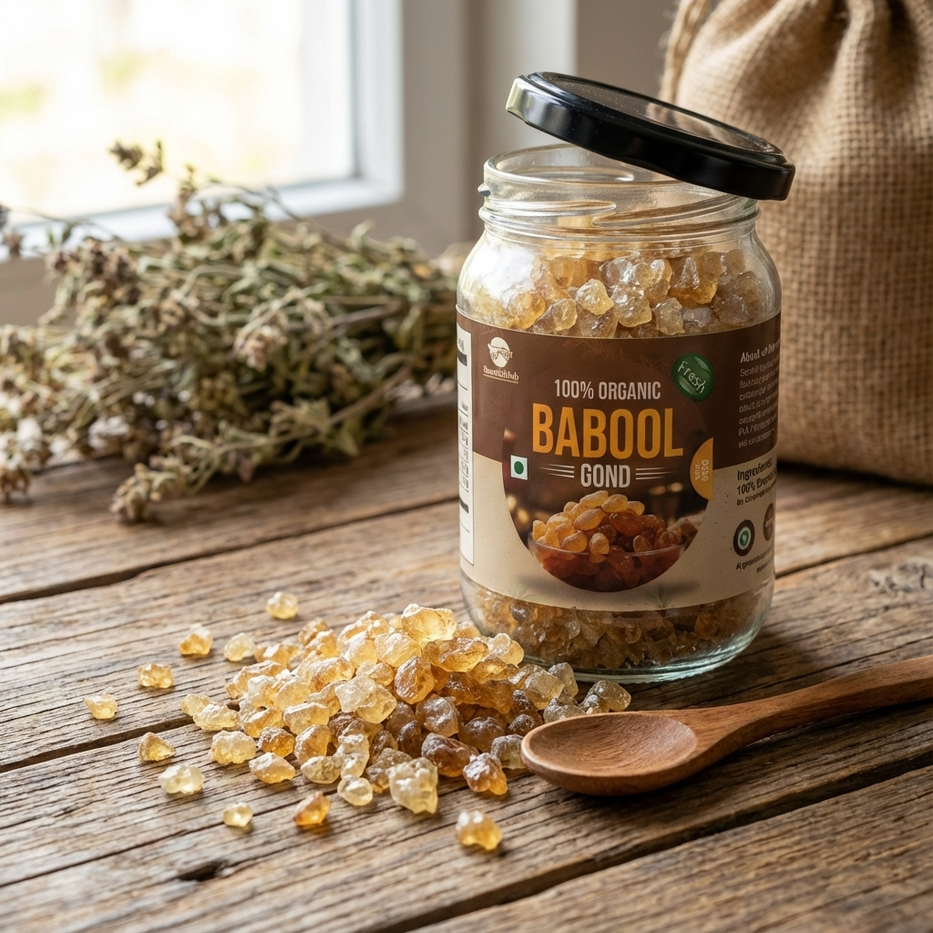 गोंद बाबुल | Edible Gum – Babul (Acacia Gum)