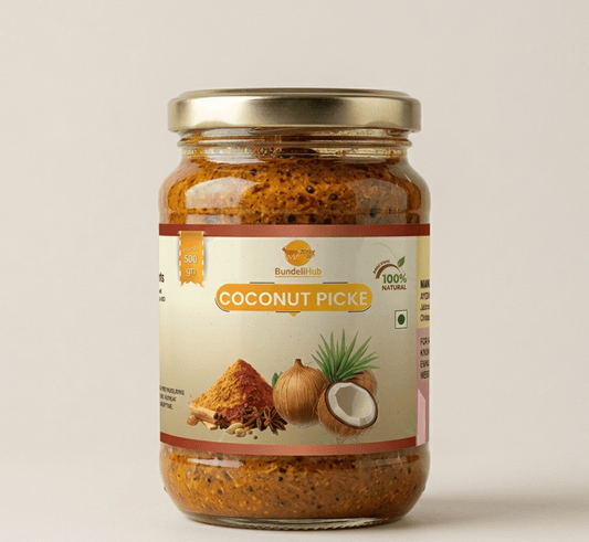 Gari ka Achar | Traditional Coconut Pickle | Homemade, 100% Natural, Preservative-Free - Bundeli Hub