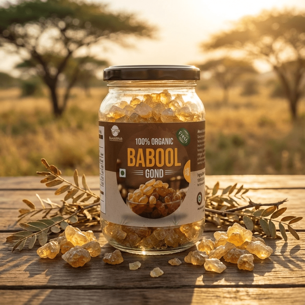 Buy Acacia Gum Online & Pure Babul Edible Gum (Babool Ki Gond) | BundeliHub - Bundeli Hub