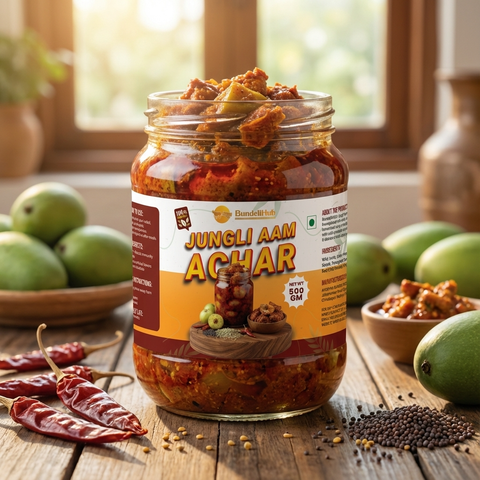 Traditional Jungli Aam Achar & Authentic Pickle Online | BundeliHub