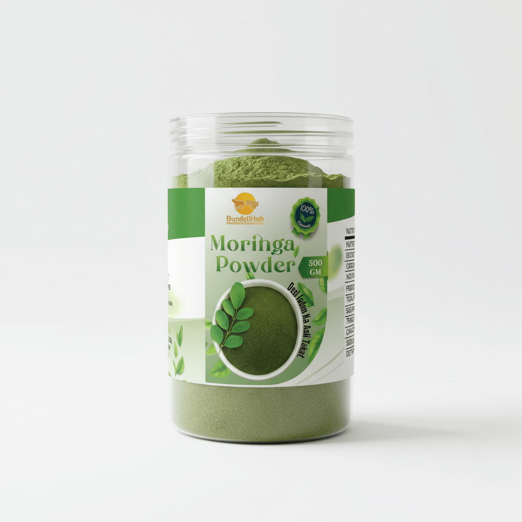 Pure Moringa Powder & Sun-Dried Leaf Powder | BundeliHub - Bundeli Hub