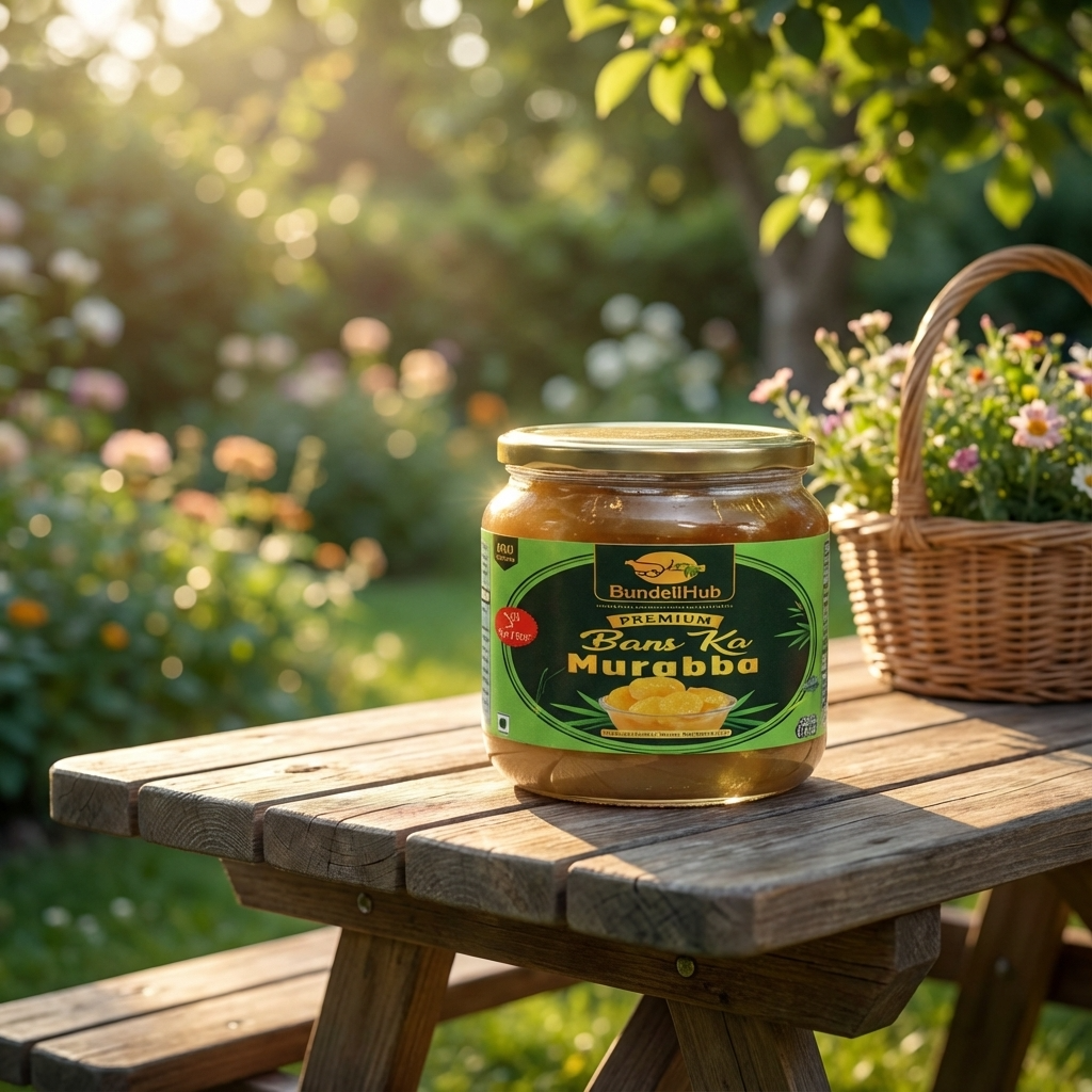 Bans Ka Murabba - Traditional Sweet Bamboo Shoot Preserve | BundeliHub - Bundeli Hub