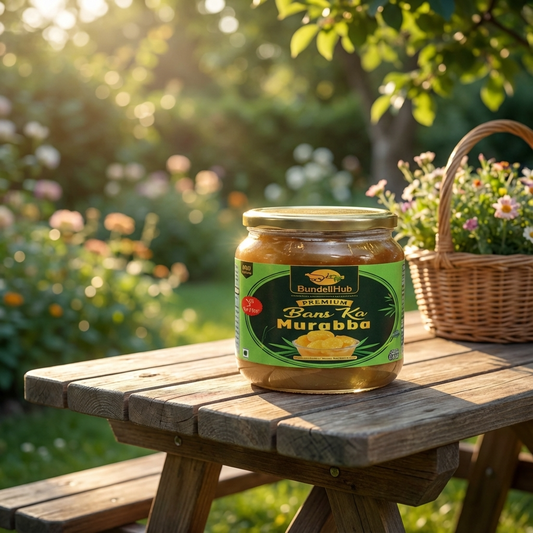 Bans Ka Murabba - Traditional Sweet Bamboo Shoot Preserve | BundeliHub - Bundeli Hub