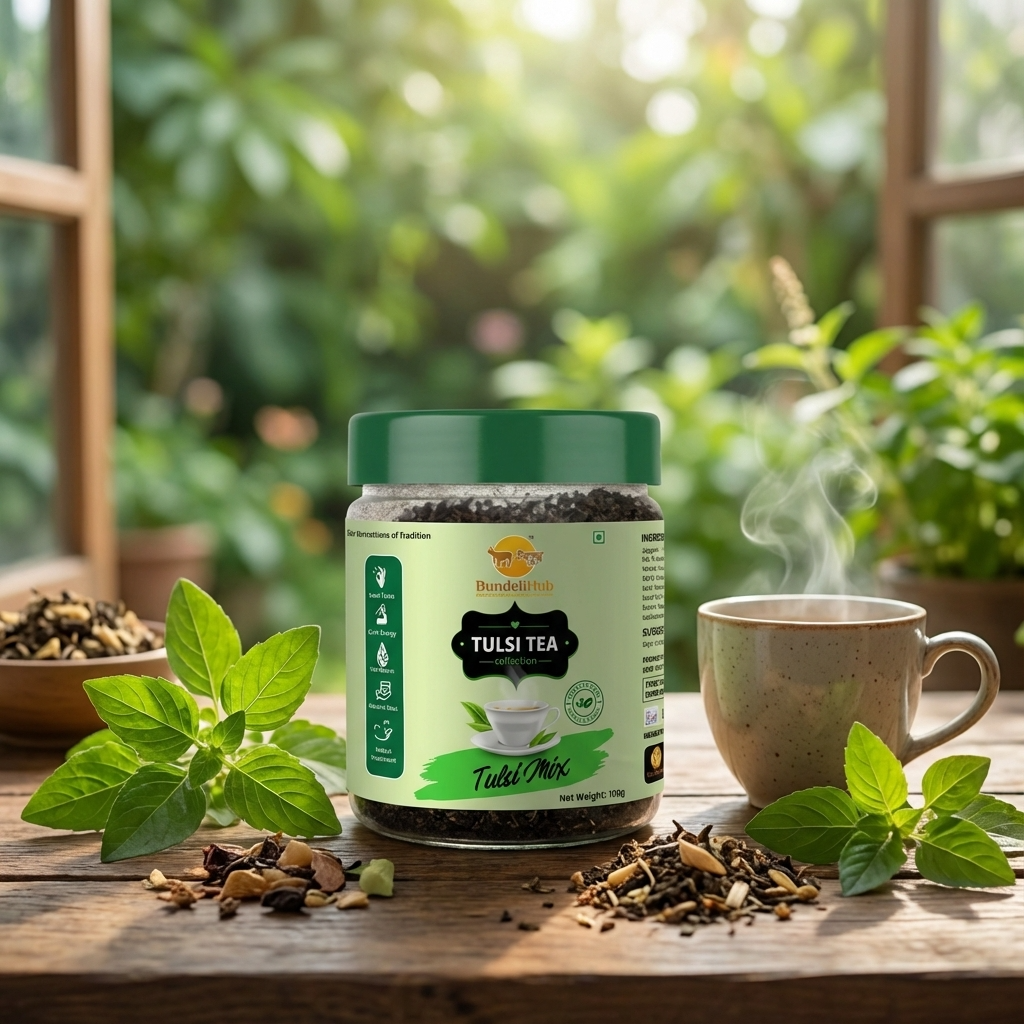 Pure Tulsi Chai & Natural Herbal Tea | BundeliHub - Bundeli Hub