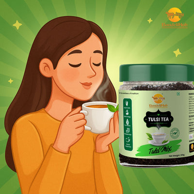 Tulsi Tea – Ayurvedic Blend for Immunity & Wellness | Bundeli Hub